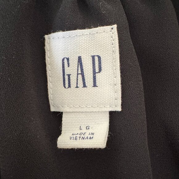 GAP - Metallic Clip-Dot Blouse - L - Black with silver - Picture 6 of 8